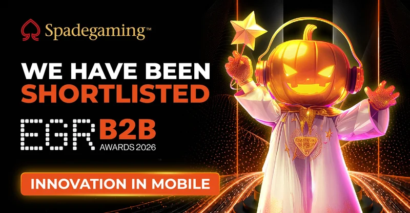 Spadegaming shortlisted, EGR B2B Awards 2026, Innovation in Mobile