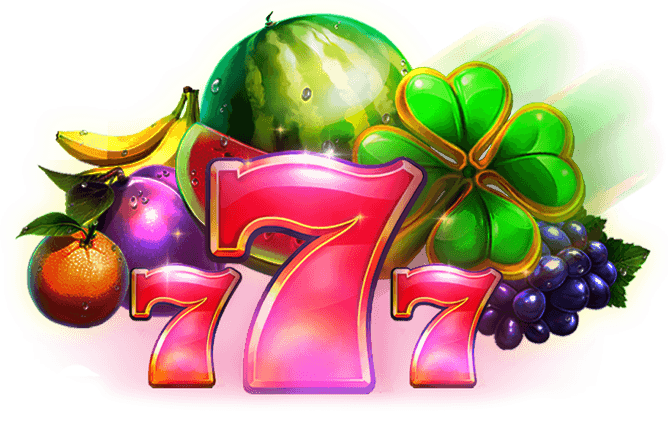 Lucky 777 and fruit symbols from Spadegaming's Fiery Sevens Hot 100