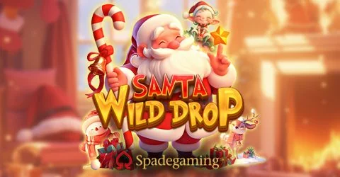 Santa Wild Drop banner by Spadegaming