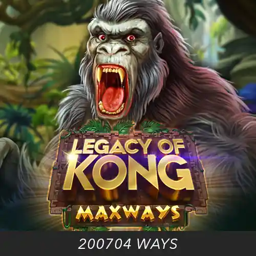 Legacy of Kong Maxways slot game by Spadegaming